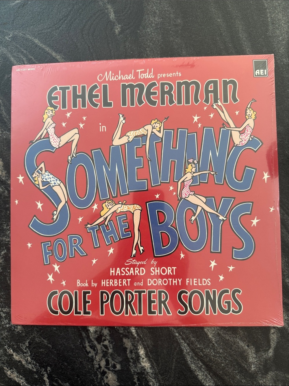 VINYL LP • Ethel Merman in Something for the Boys • New in Cellophane • 1985